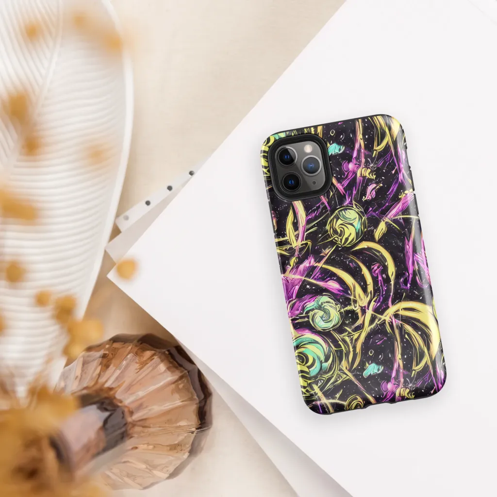 Nightfire Flux on Tough Case for iPhone® — Front