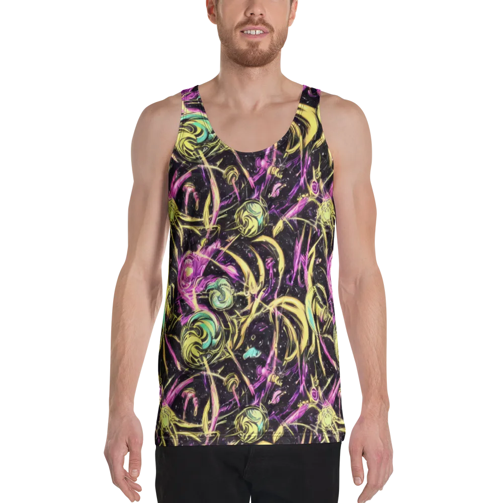 Nightfire Flux on Men's Tank Top — Front
