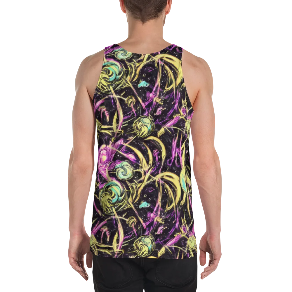 Nightfire Flux on Men's Tank Top — Back