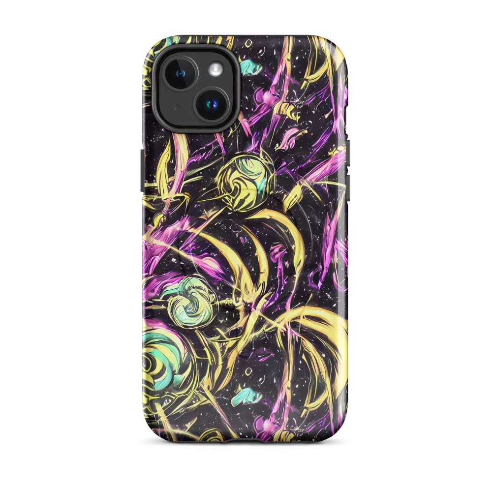Nightfire Flux on MagSafe Tough Case for iPhone® — Front
