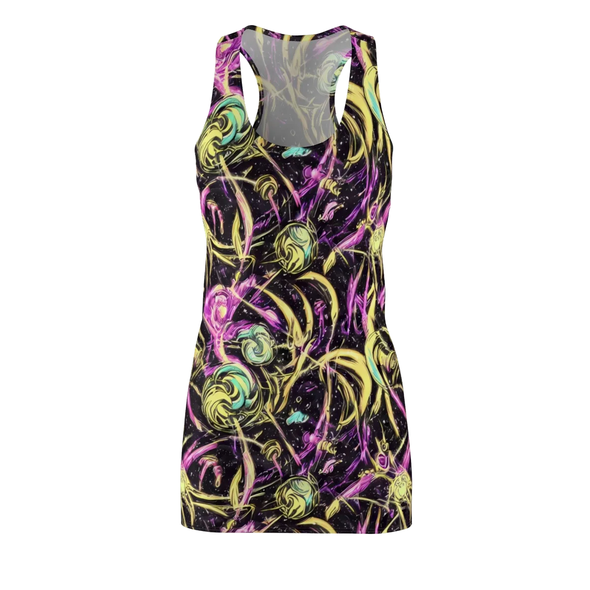 Nightfire Flux on Racerback Dress — Front