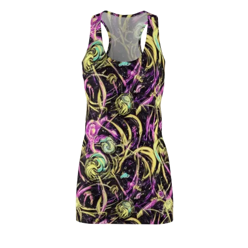 Nightfire Flux on a Racerback Dress