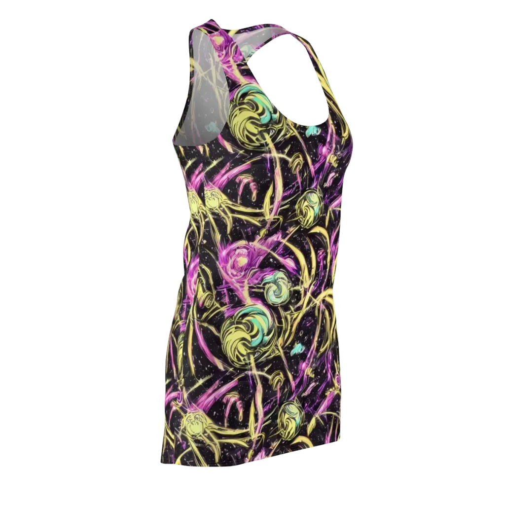 Nightfire Flux on Racerback Dress — Front Side