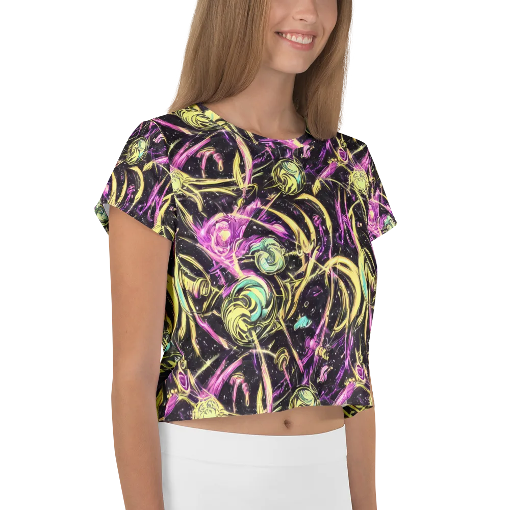 Nightfire Flux on Crop Tee — Right