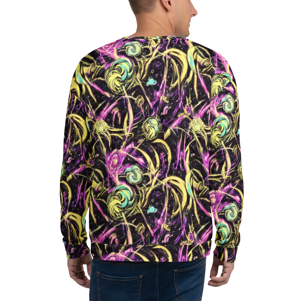 Nightfire Flux on Sweatshirt — Back