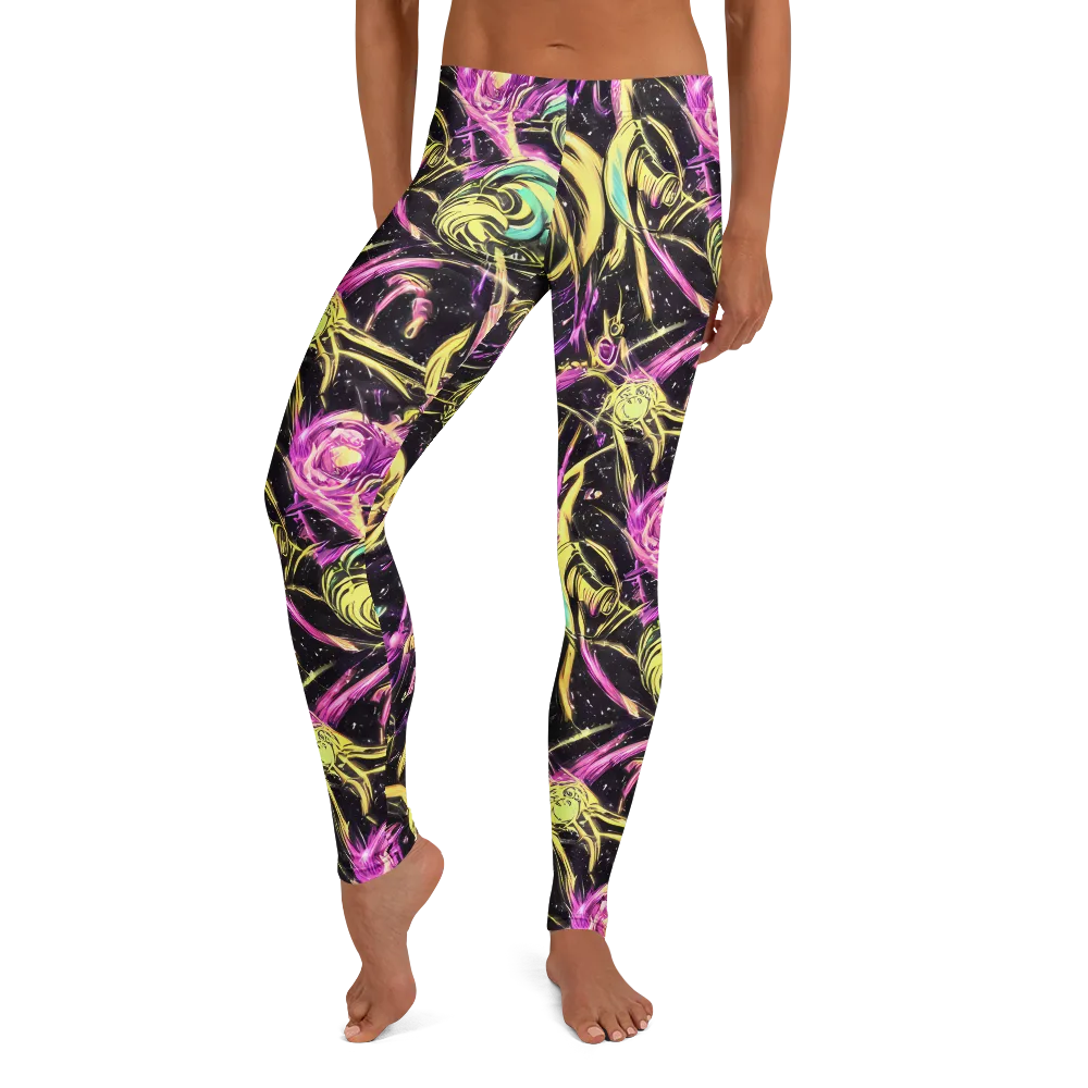 Nightfire Flux on Leggings — Front