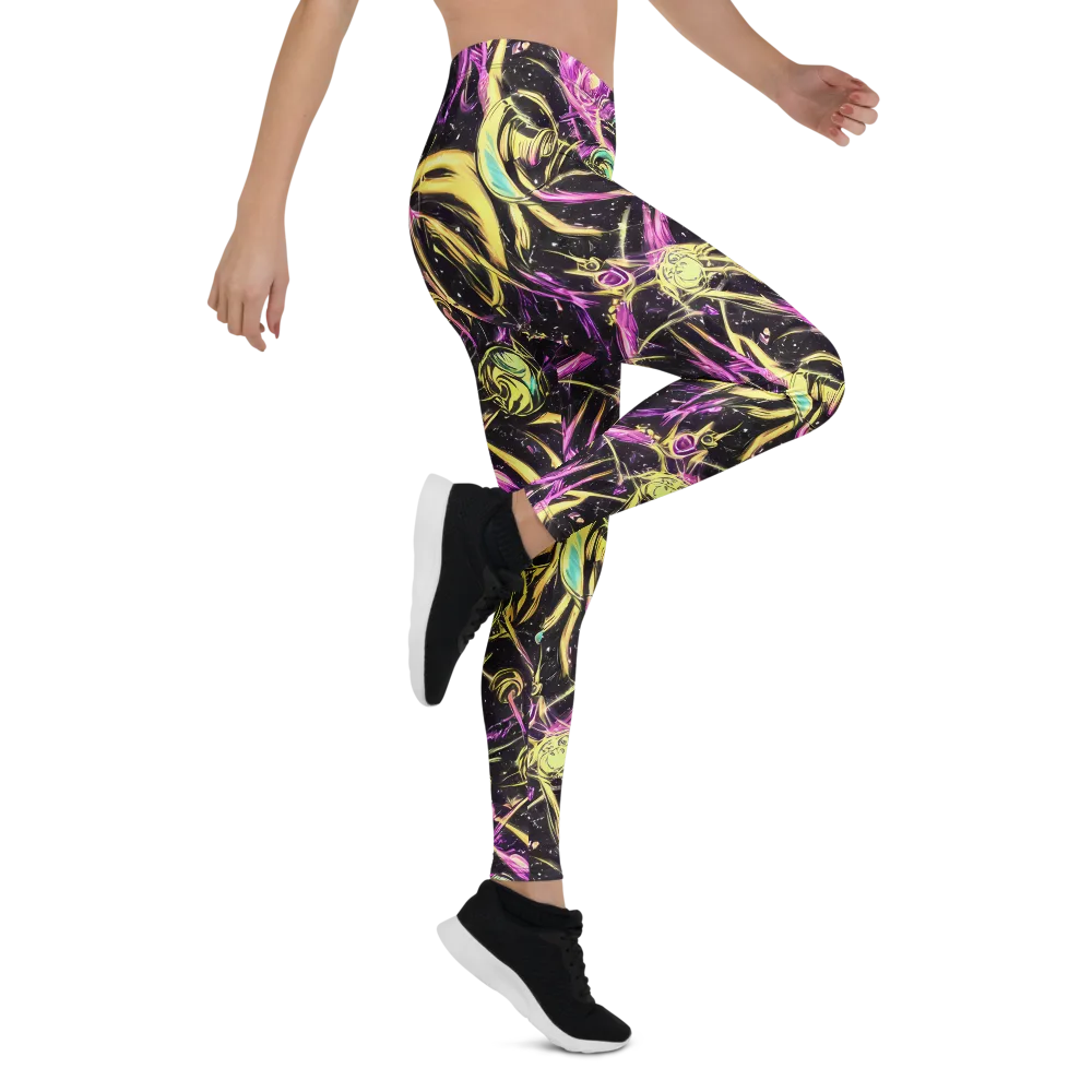 Nightfire Flux on Leggings — Right
