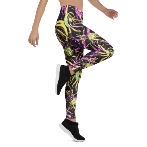 Nightfire Flux on a Leggings