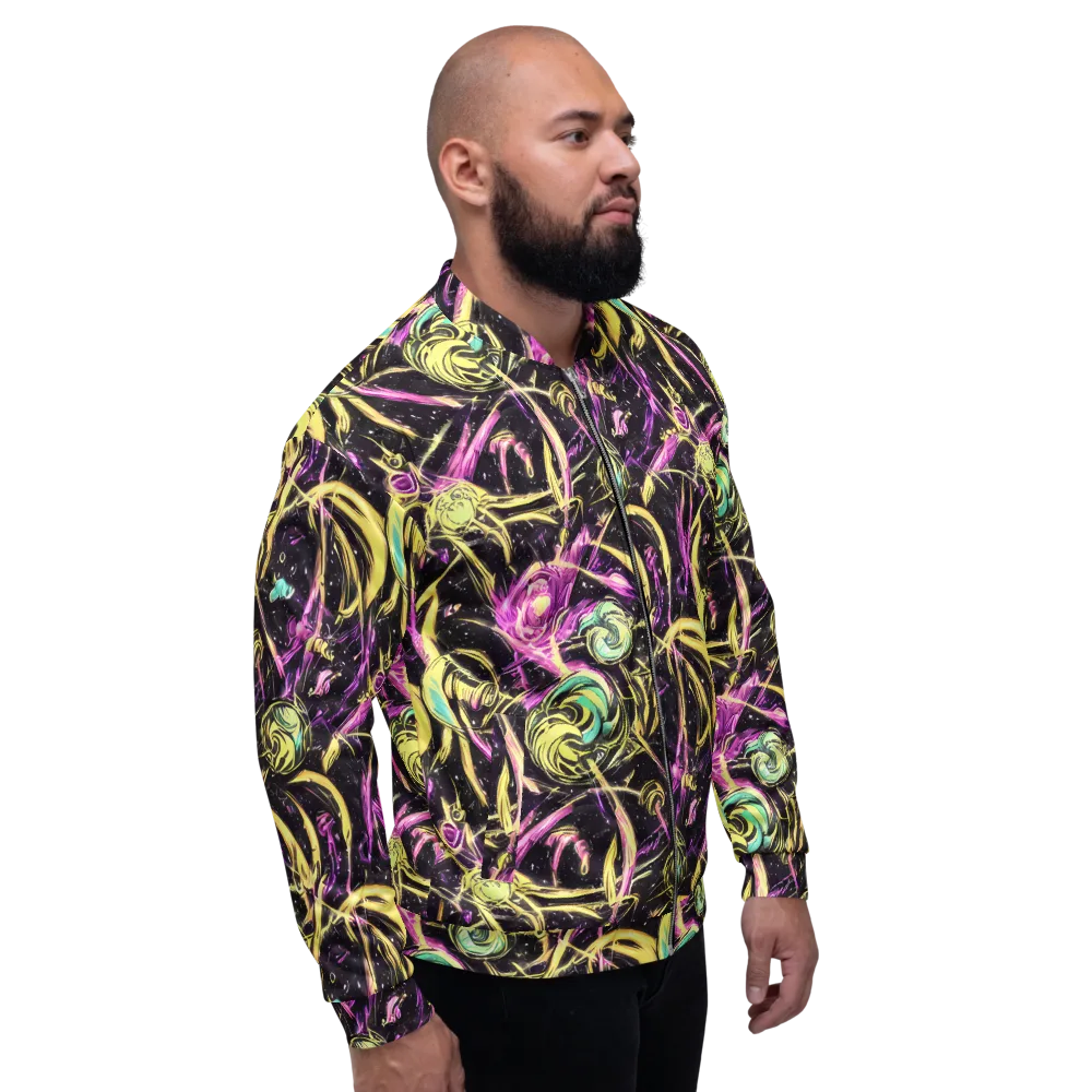 Nightfire Flux on Bomber Jacket — Right