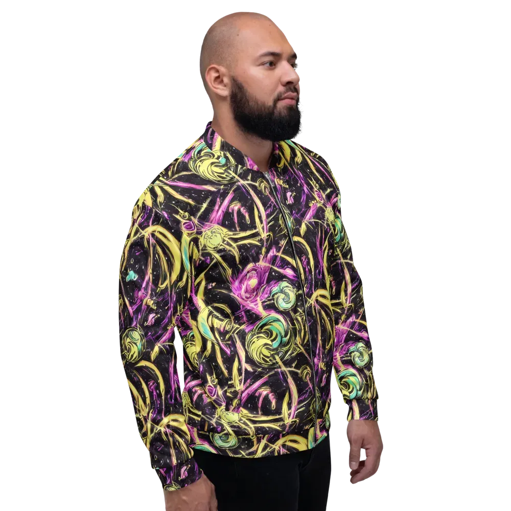 Nightfire Flux on Bomber Jacket — Right