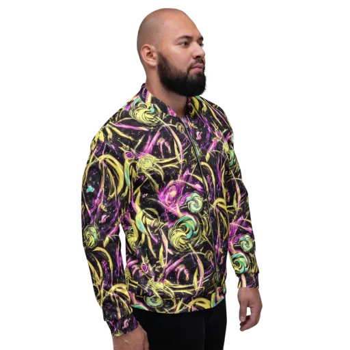 Nightfire Flux on a Bomber Jacket