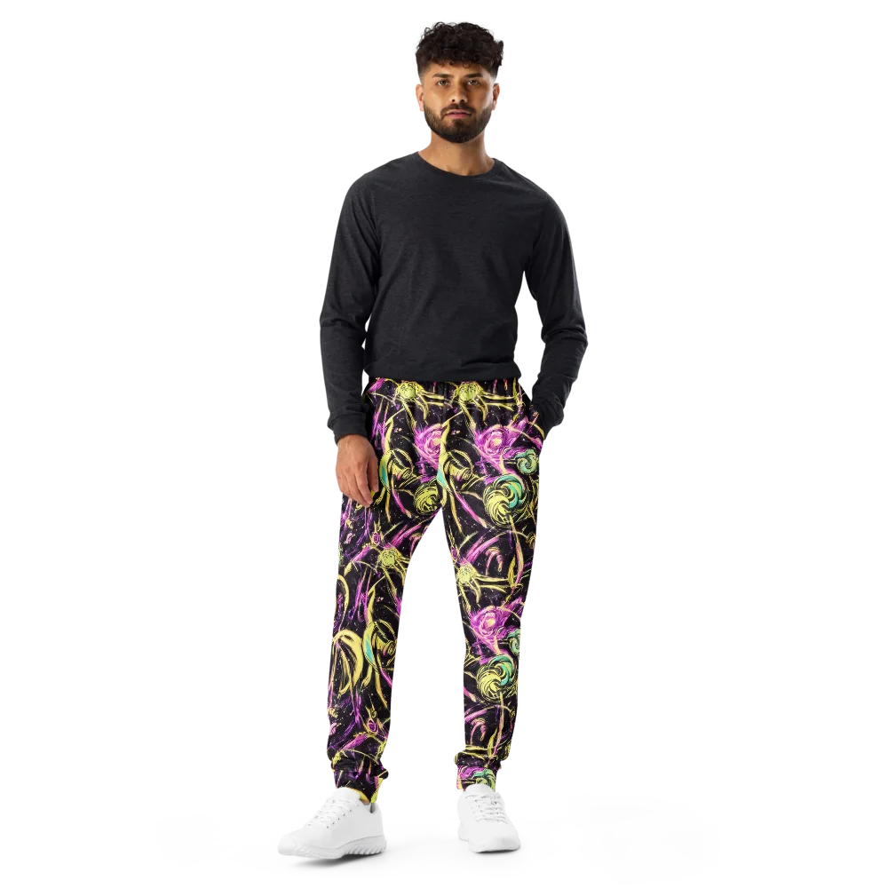 Nightfire Flux on Men's Joggers — Front
