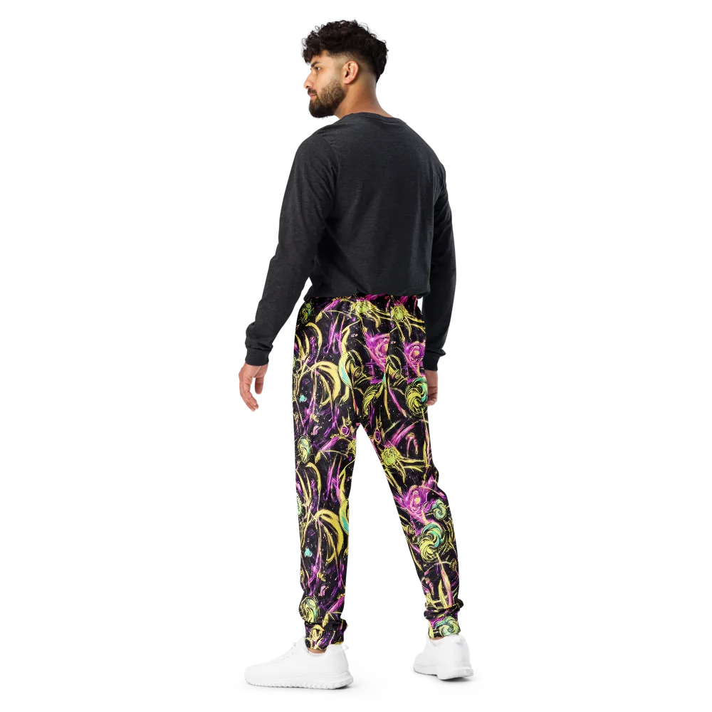 Nightfire Flux on Men's Joggers — Back