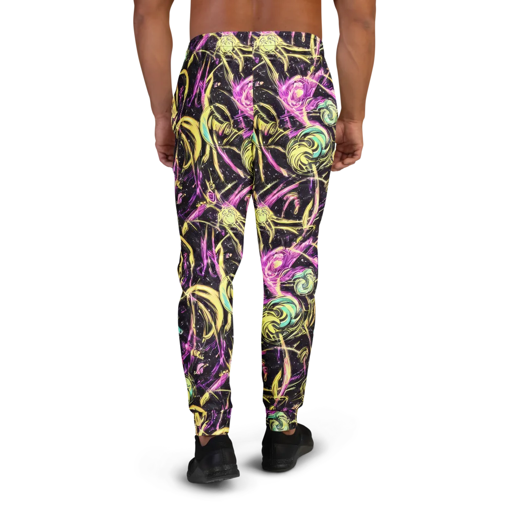 Nightfire Flux on Men's Joggers — Back