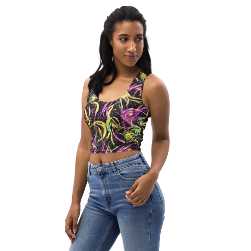 Nightfire Flux on a Crop Top