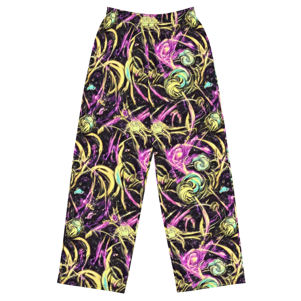 Nightfire Flux on Wide-Leg Pants — Front