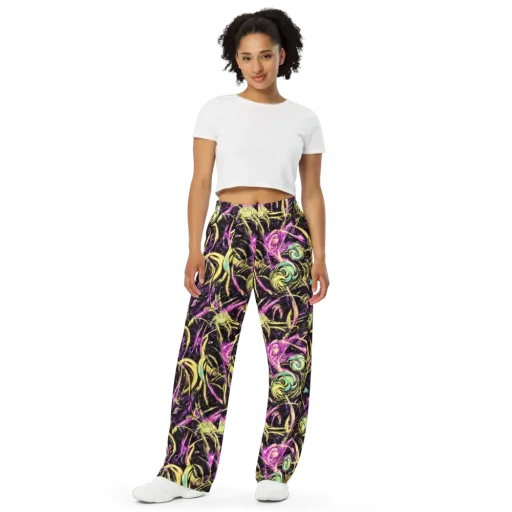 Nightfire Flux on a Wide-Leg Pants