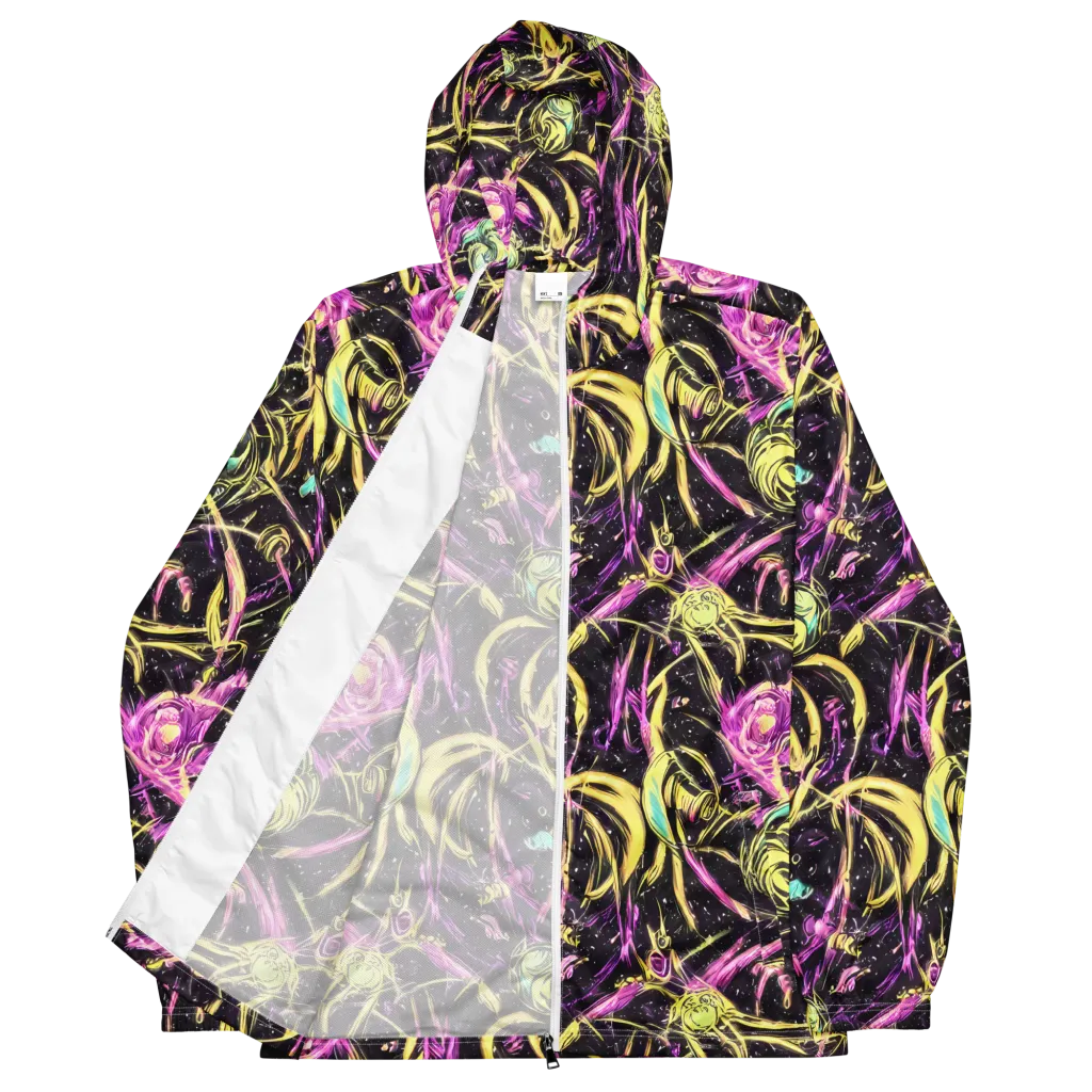 Nightfire Flux on Men's Windbreaker — Front