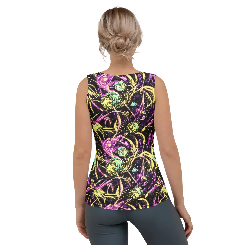 Nightfire Flux on Women's Tank Top — Back