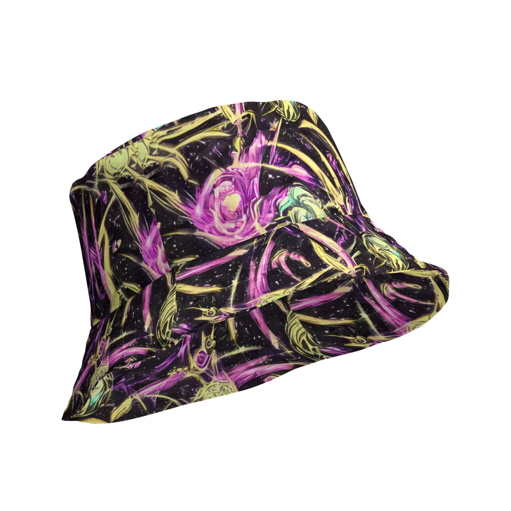 Nightfire Flux on Reversible Bucket Hat — Product details Outside