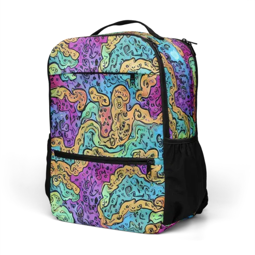 Intergalactic Graffiti on a Utility Backpack