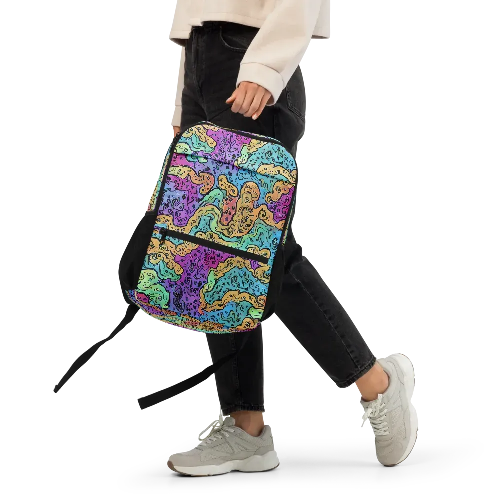 Intergalactic Graffiti on Utility Backpack — Front