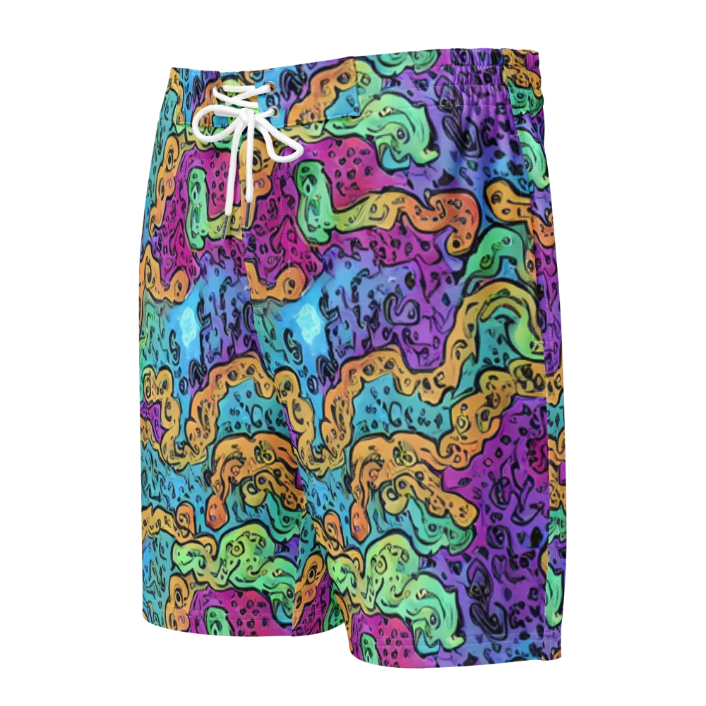 Intergalactic Graffiti on Men's Board Shorts — Front