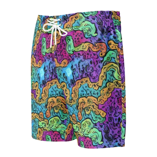 Intergalactic Graffiti on a Men's Board Shorts