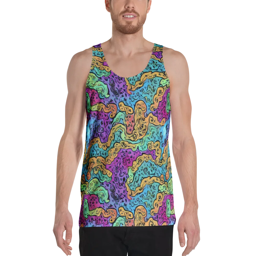 Intergalactic Graffiti on Men's Tank Top — Front