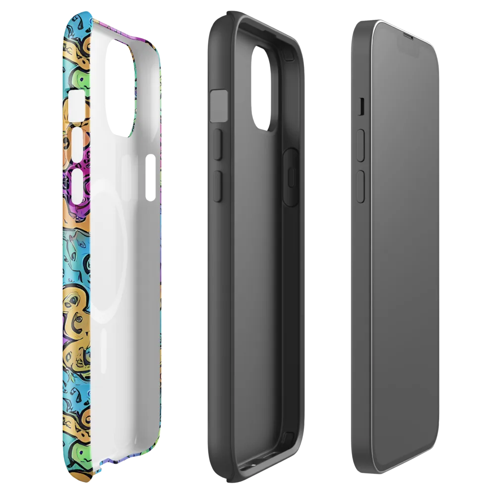 Intergalactic Graffiti on MagSafe Tough Case for iPhone® — Front