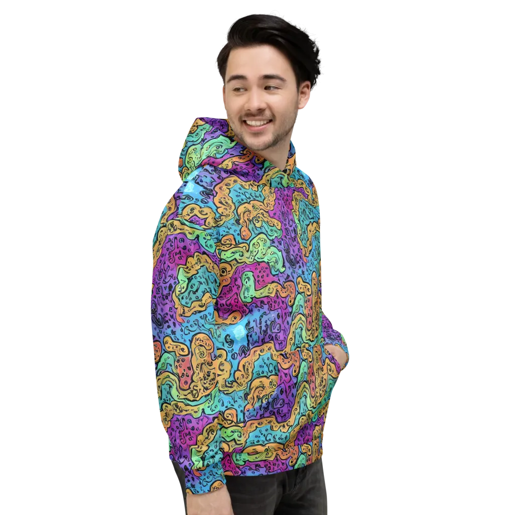 Intergalactic Graffiti on Hoodie — Right