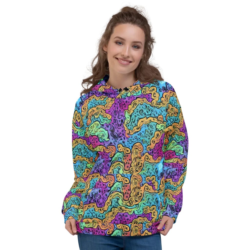 Intergalactic Graffiti on Hoodie — Front