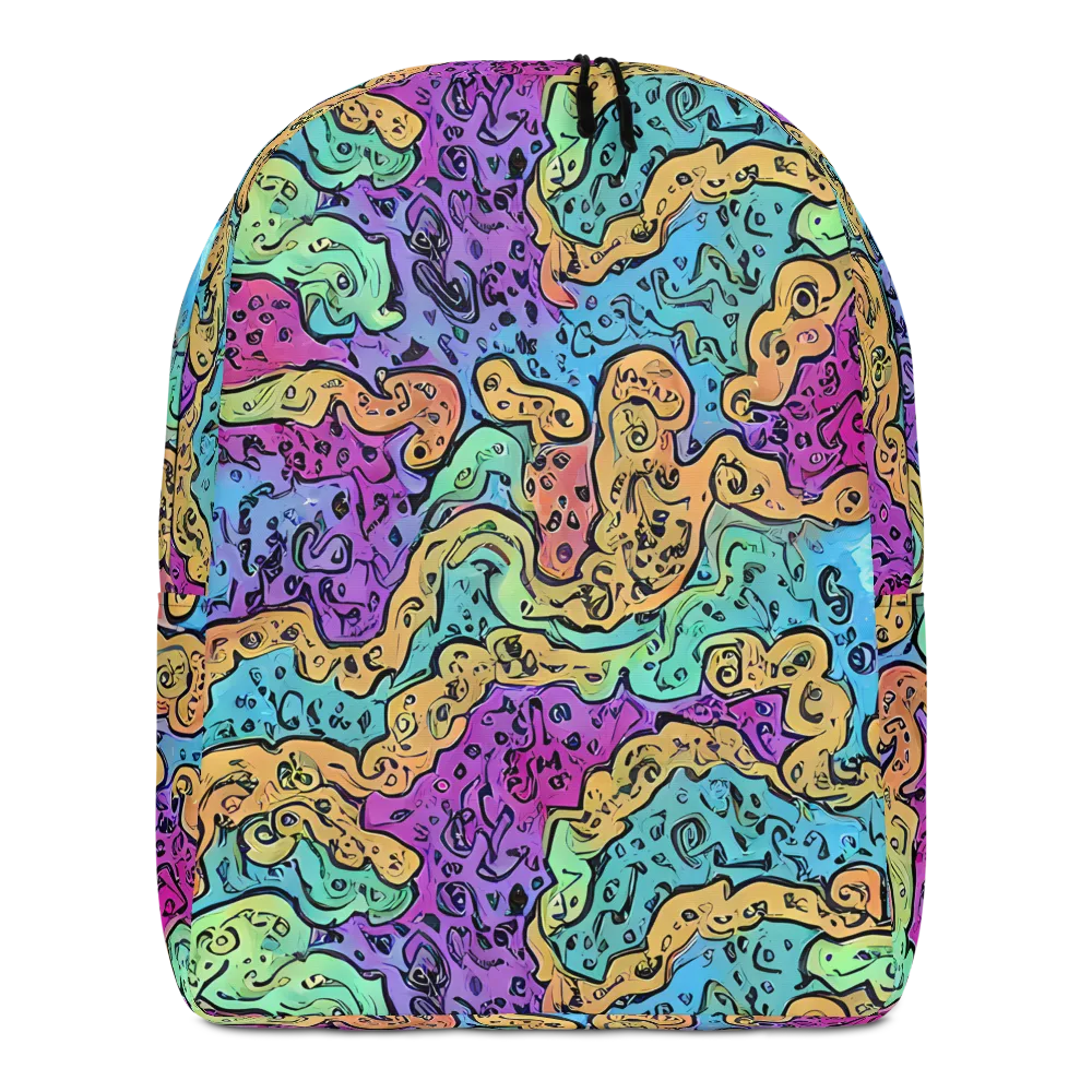 Intergalactic Graffiti on Minimalist Backpack — Front