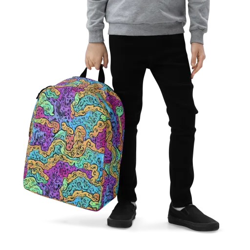 Intergalactic Graffiti on a Minimalist Backpack