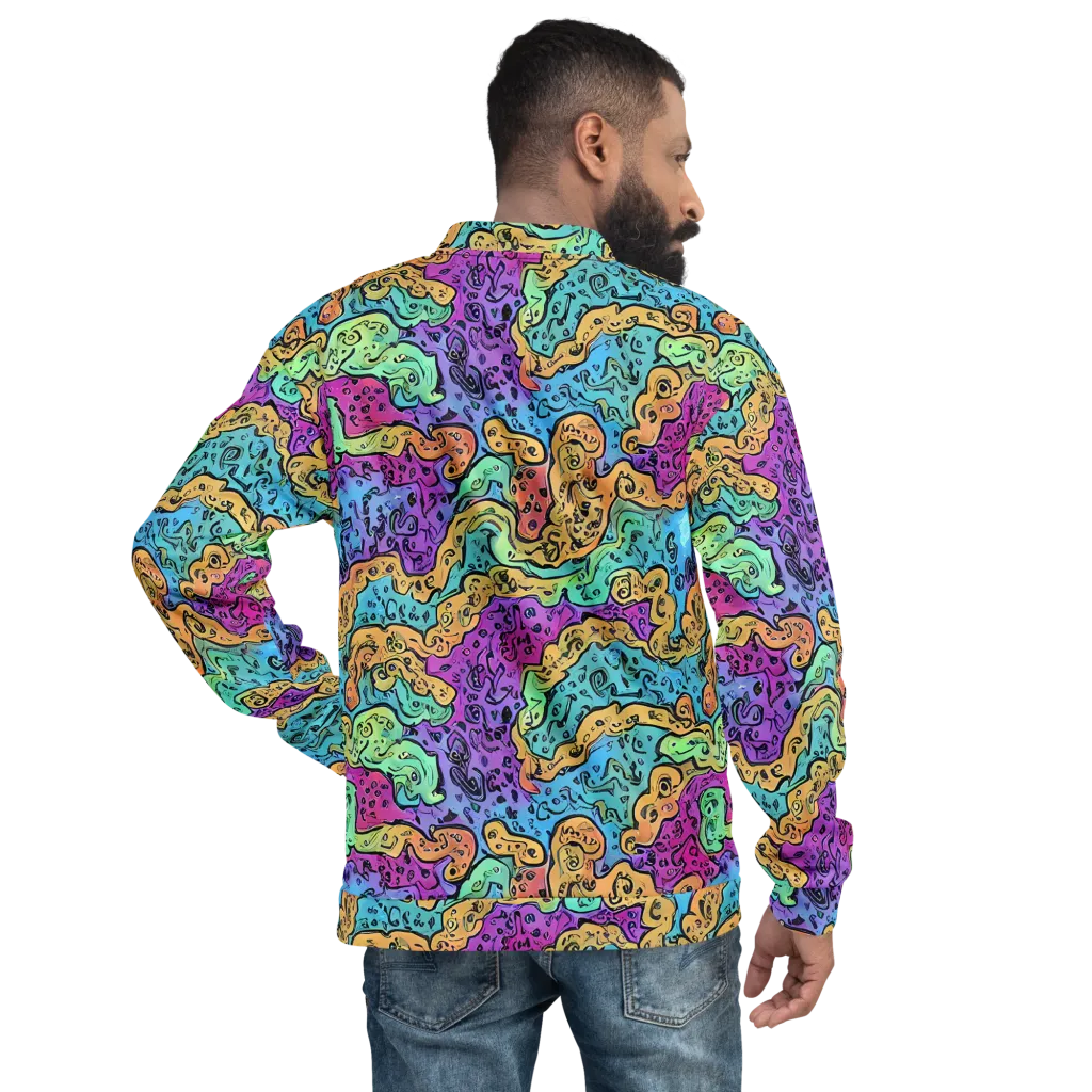Intergalactic Graffiti on Bomber Jacket — Back