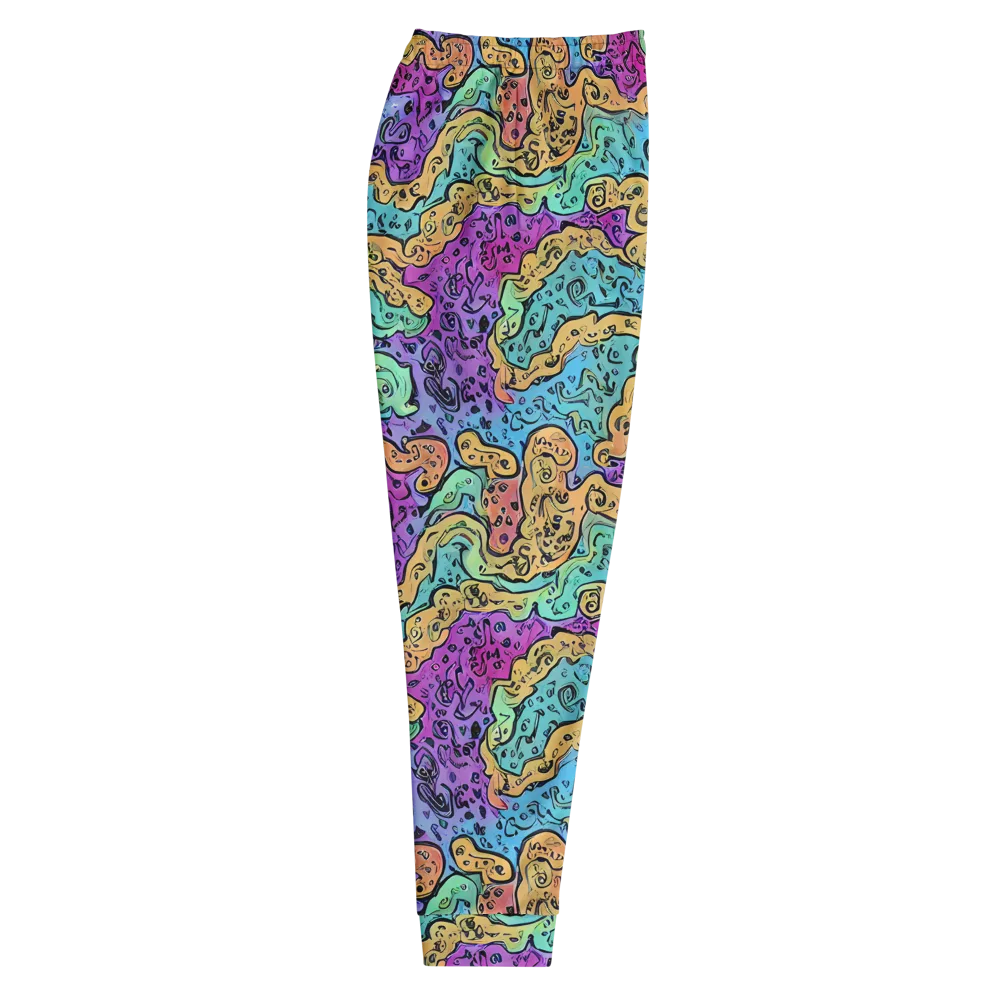 Intergalactic Graffiti on Men's Joggers — Right