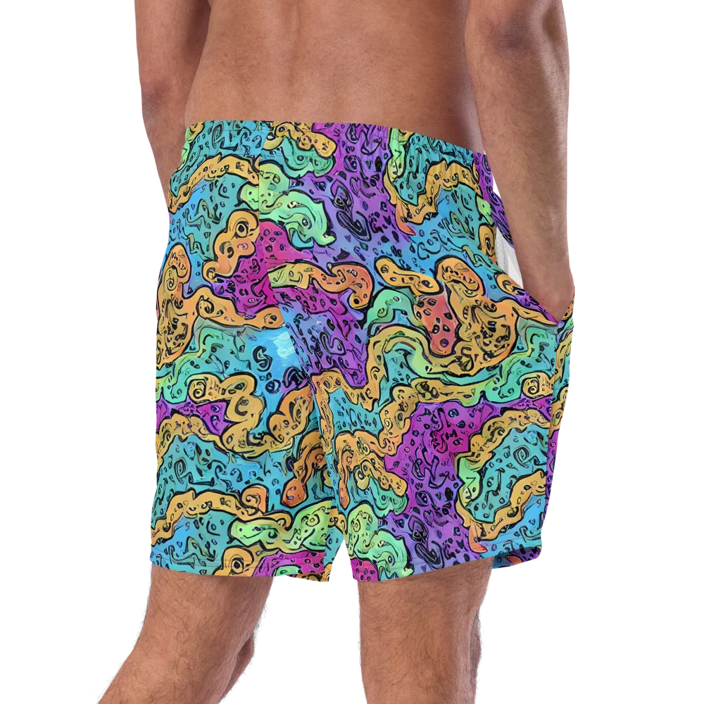 Intergalactic Graffiti on Swim Trunks — Right Back