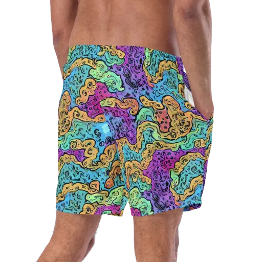 Intergalactic Graffiti on a Swim Trunks