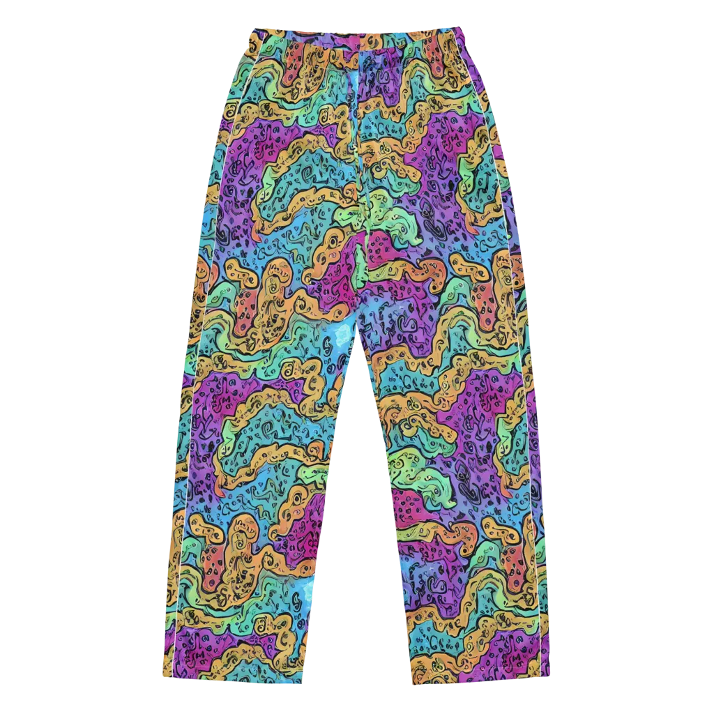 Intergalactic Graffiti on Women's Pajama Pants — Front