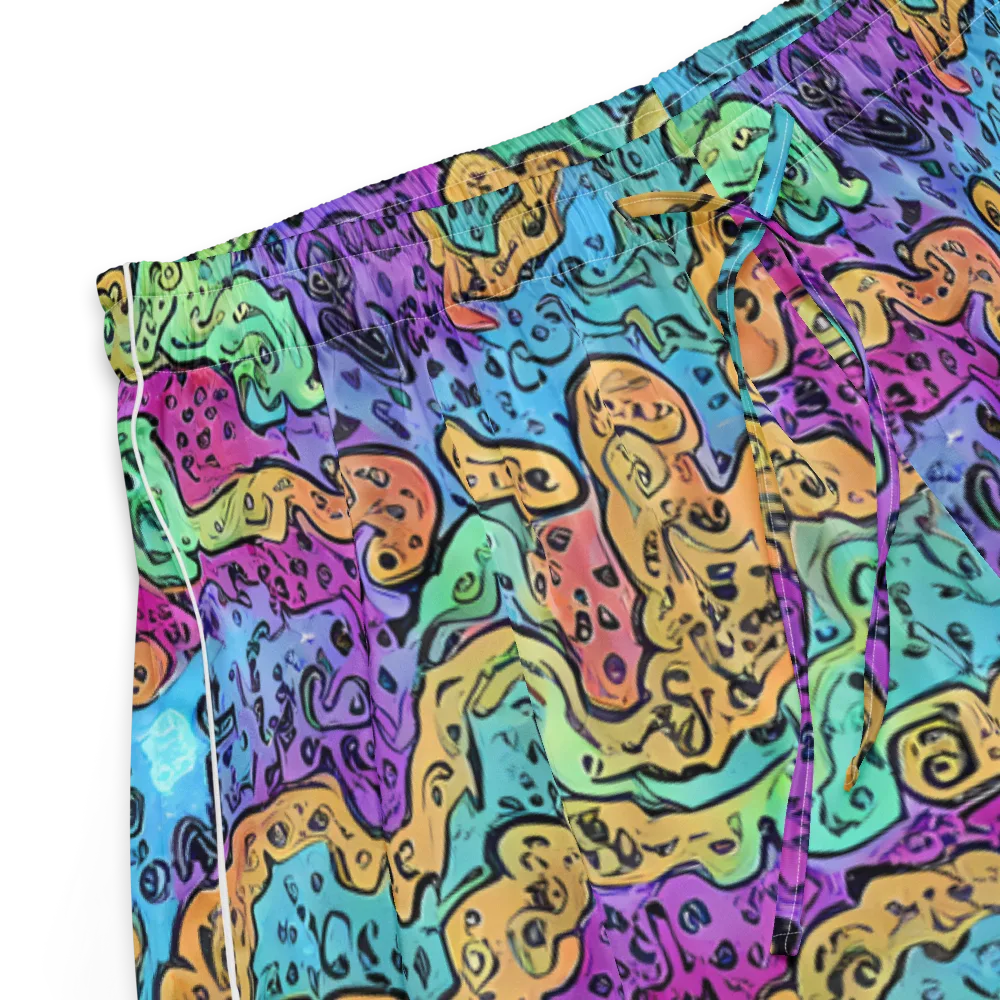 Intergalactic Graffiti on Women's Pajama Shorts — Product details