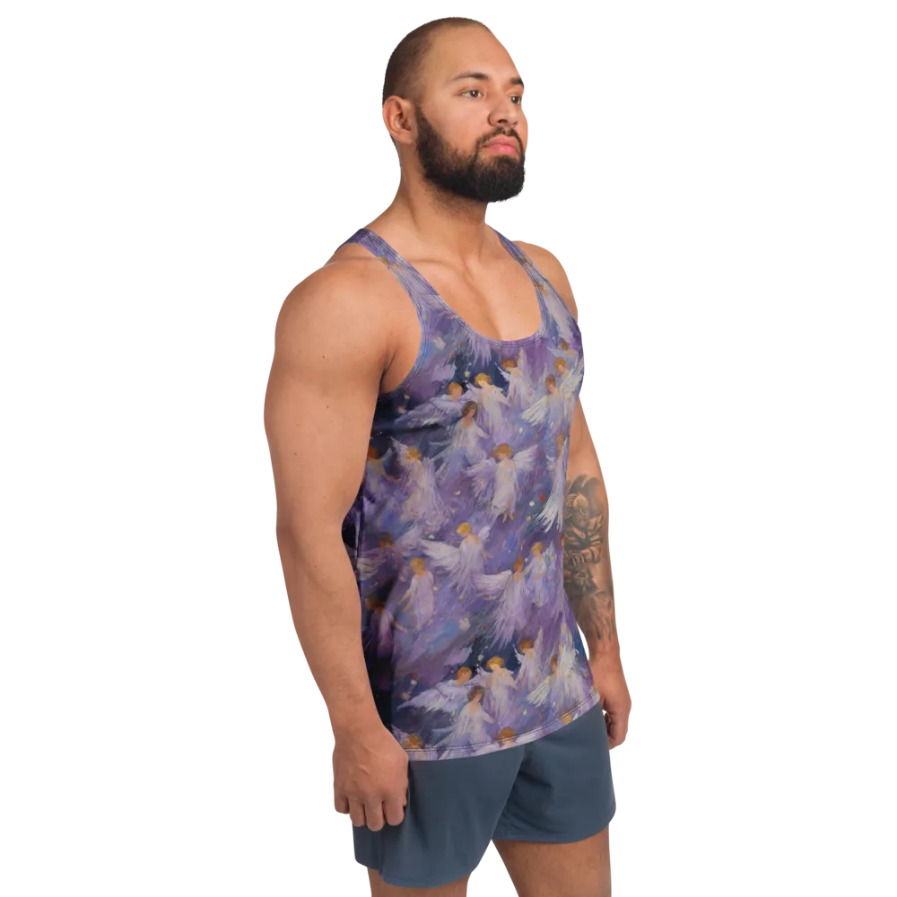 Lilac Angelus on Men's Tank Top — Right Front