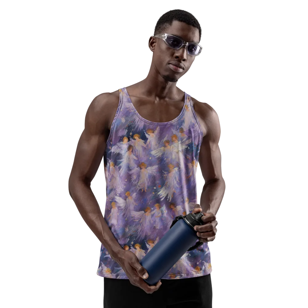 Lilac Angelus on Men's Tank Top — Front