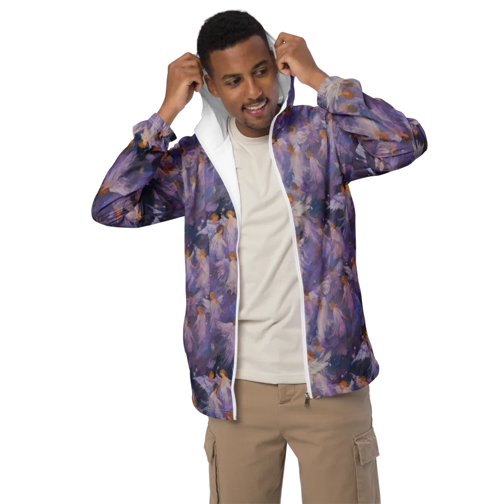 Lilac Angelus on Men's Windbreaker — Front