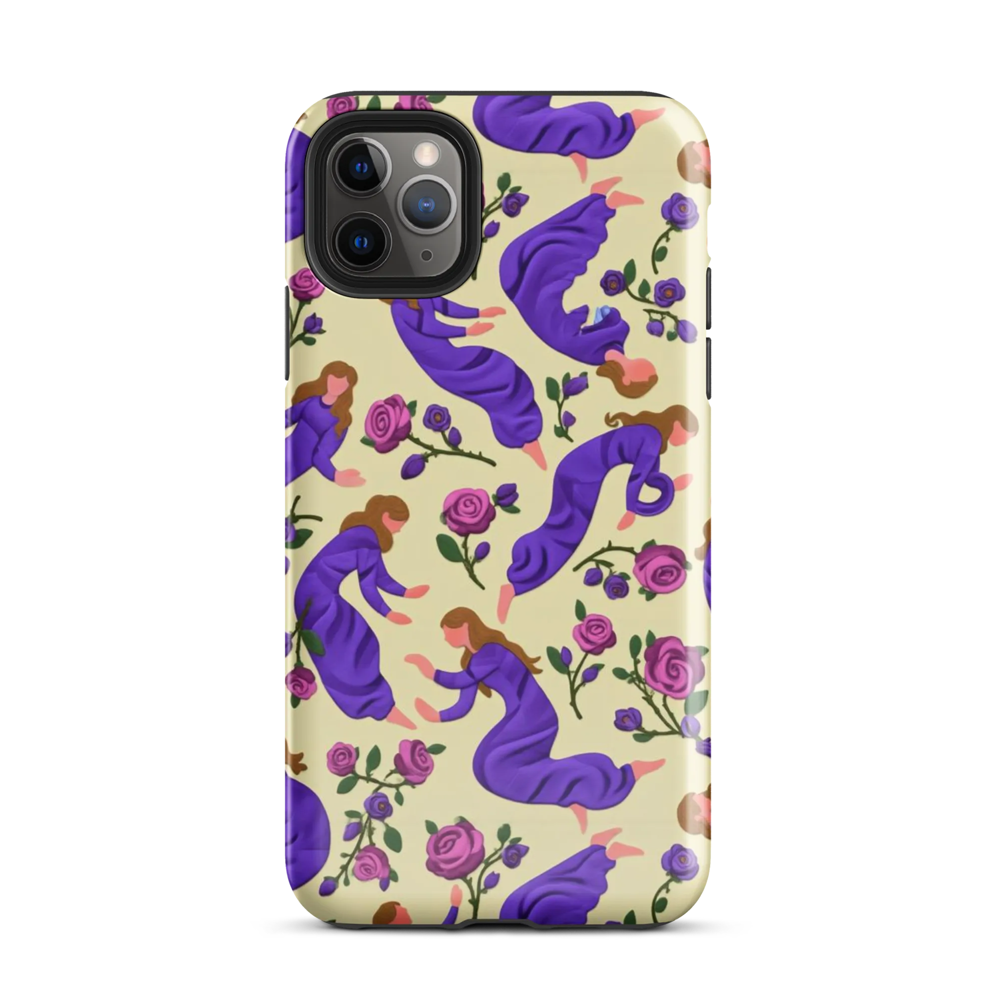 Violet Rose Ballet on Tough Case for iPhone® — Front