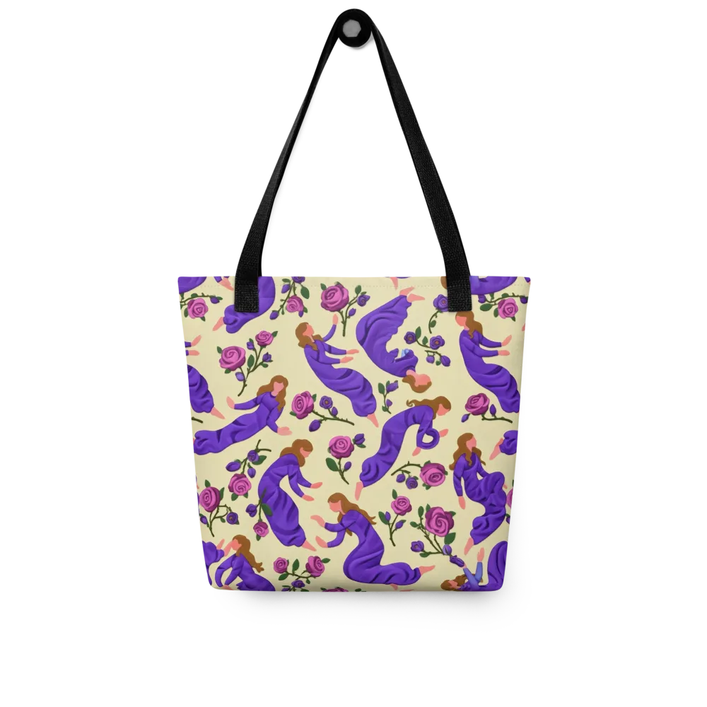Violet Rose Ballet on Tote Bag — Front