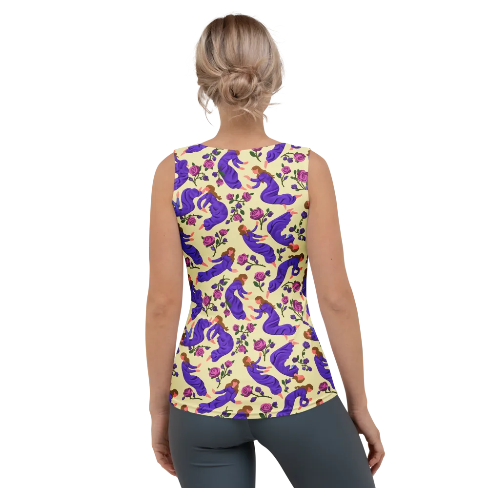 Violet Rose Ballet on Women's Tank Top — Back