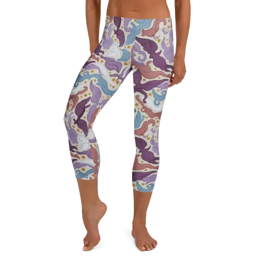 Starling Parade on a Capri Leggings
