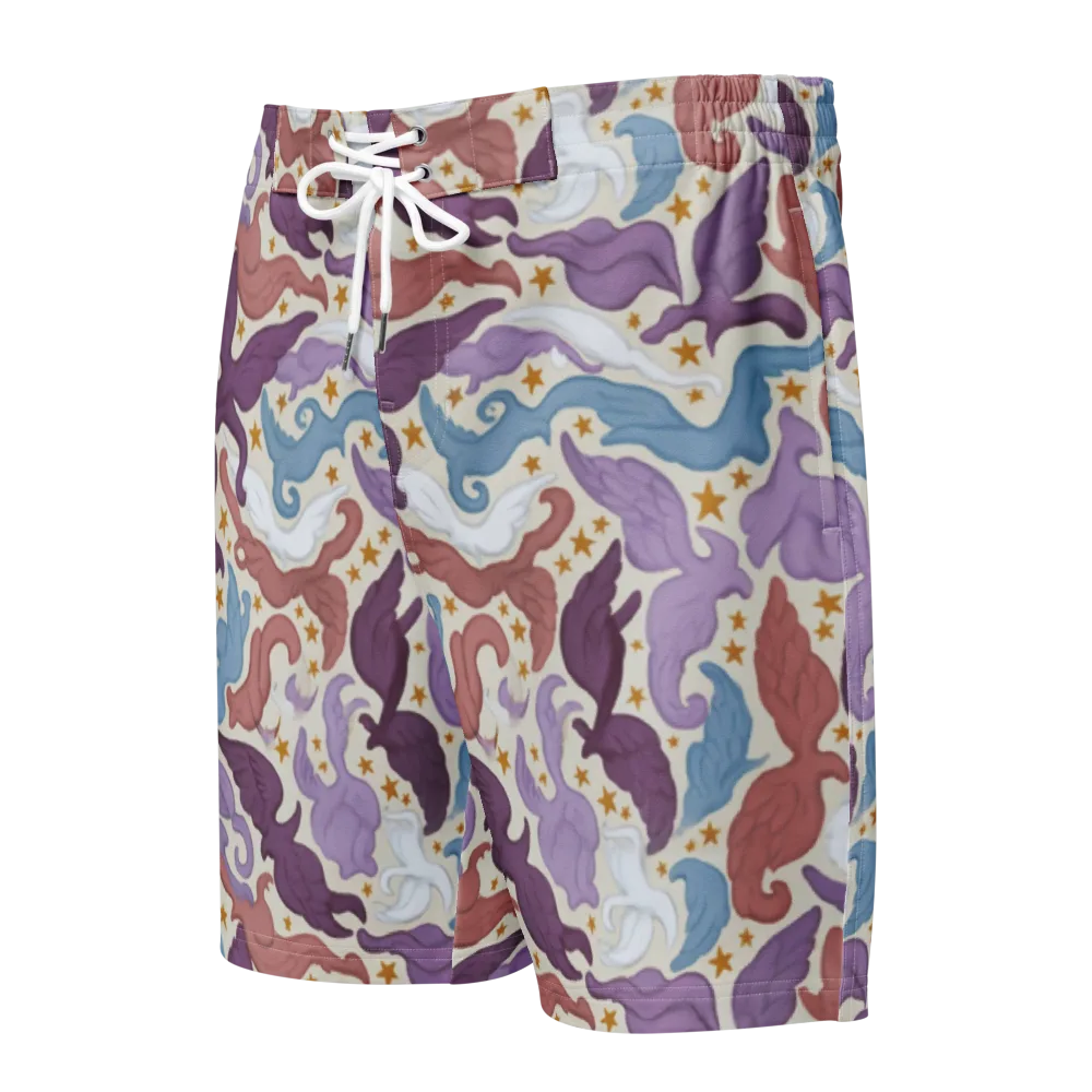 Starling Parade on Men's Board Shorts — Front