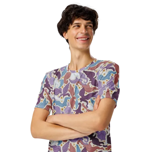 Starling Parade on a Men's Crew Neck T-Shirt