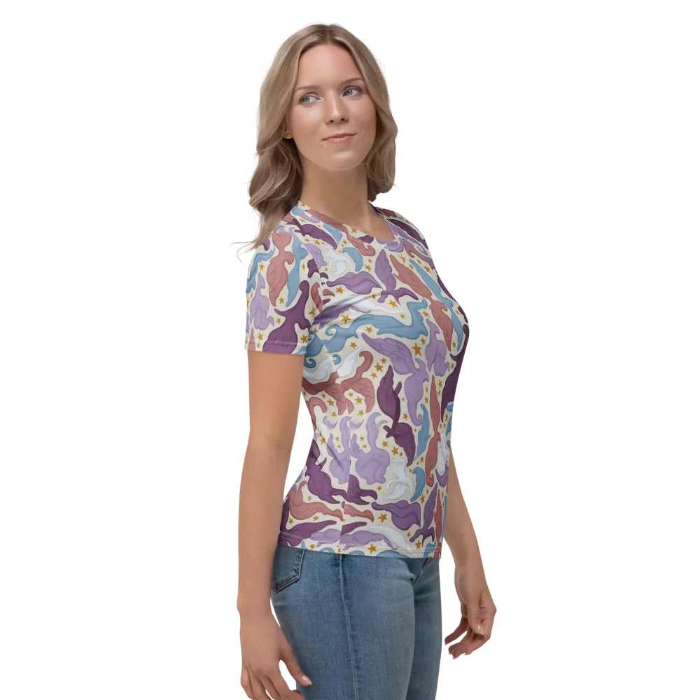 Starling Parade on Women's Crew Neck T-Shirt — Right